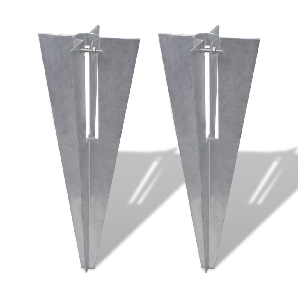 Fence Post Spikes 2 pcs Steel - Merkel Designers