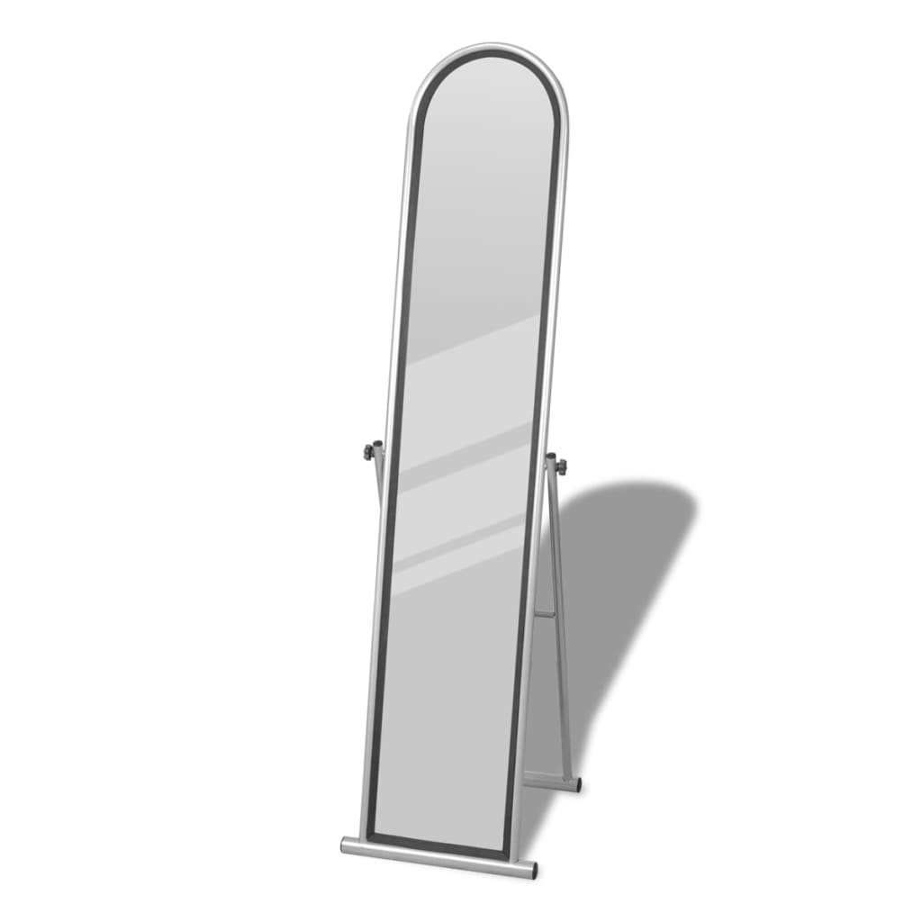 Free Standing Floor Mirror Full Length Rectangular Grey - Merkel Designers