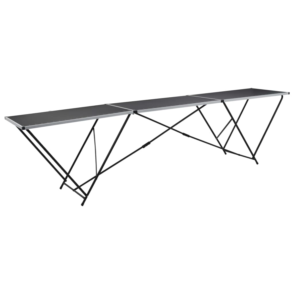 Folding Pasting Table MDF and Aluminium 300x60x78 cm - Millennium Furniture