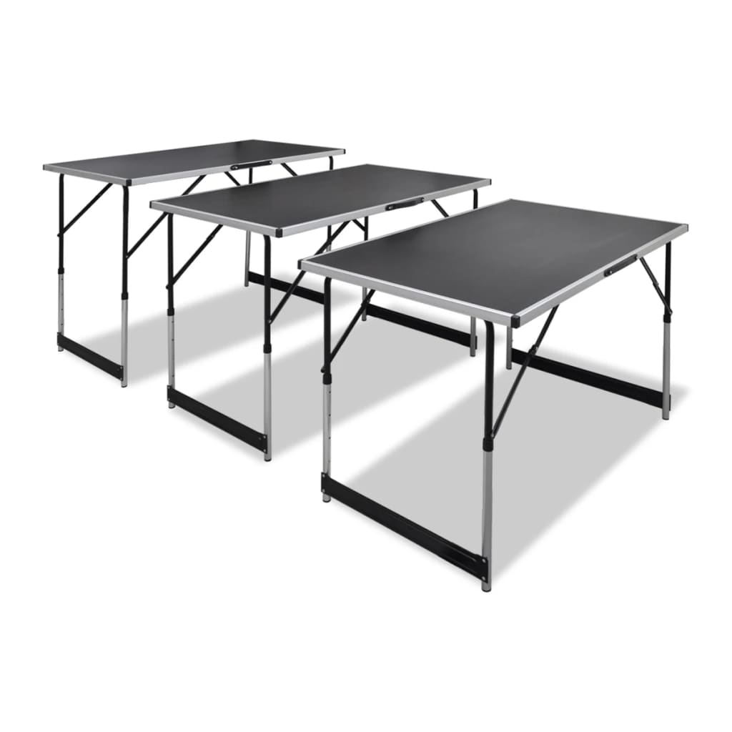 Pasting Table 3 pcs Foldable Height Adjustable - Discount Dealers