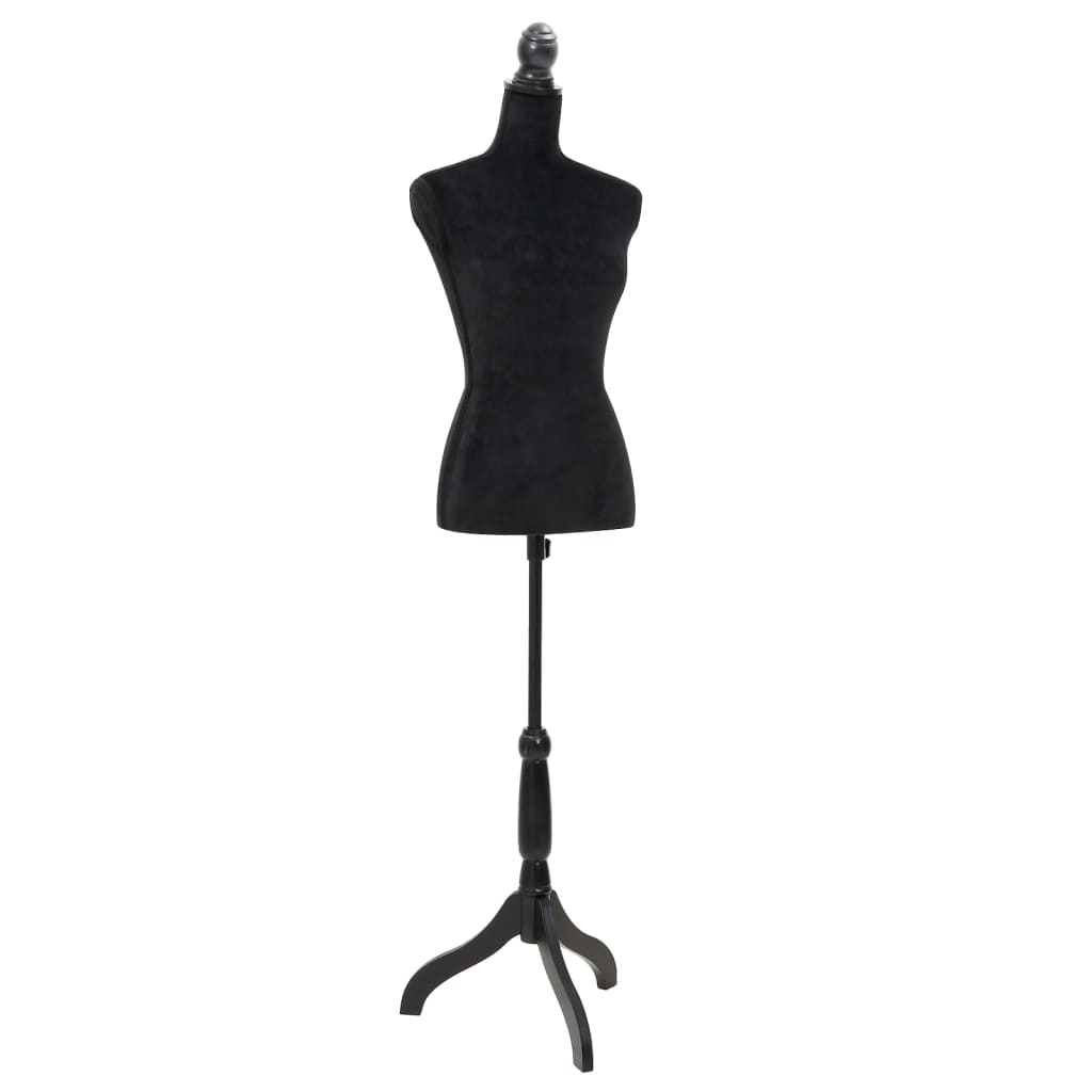 Ladies Bust Display Black Female Mannequin Female Dress Form - Direct Imports