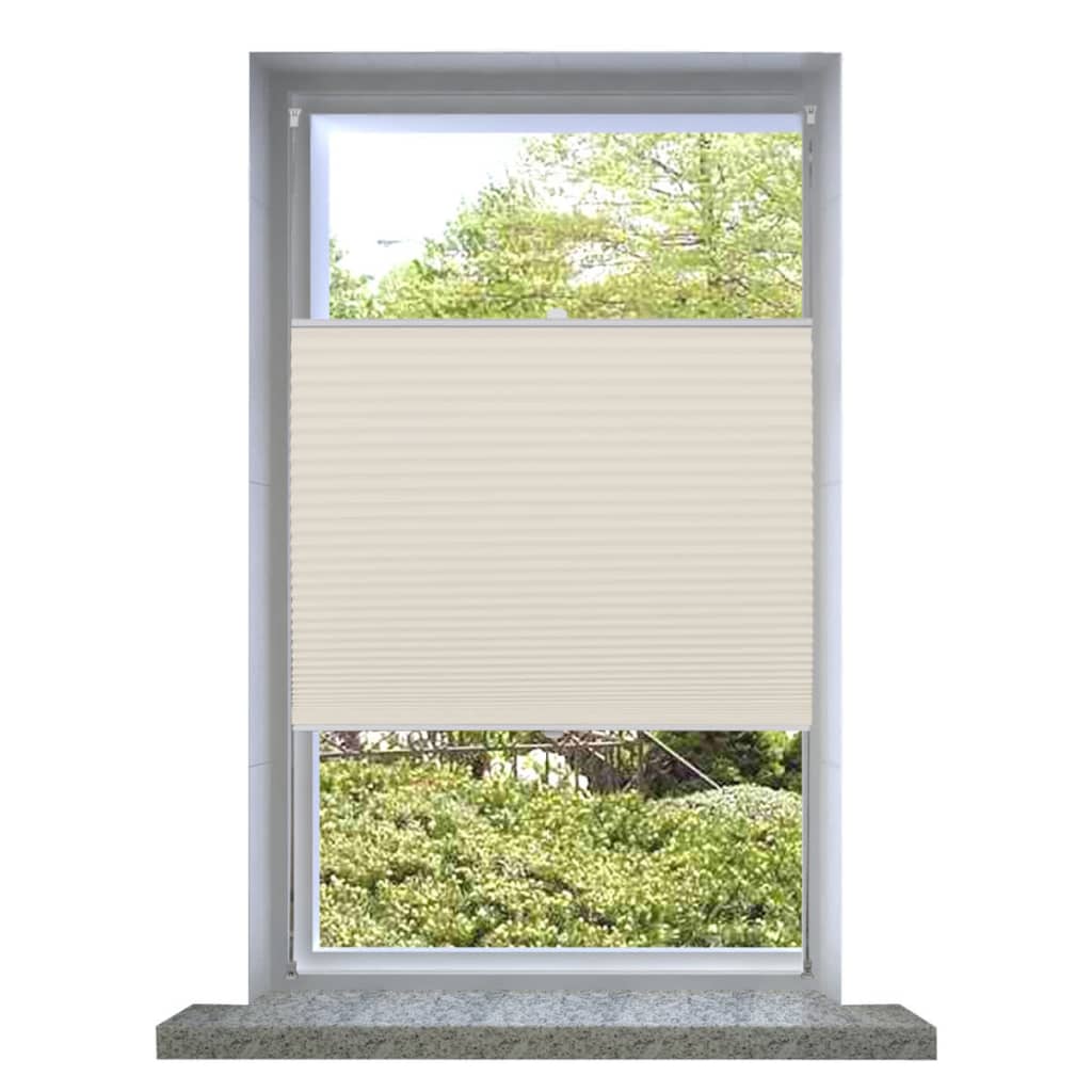 Plisse Blind 40x100cm Cream - Direct Imports