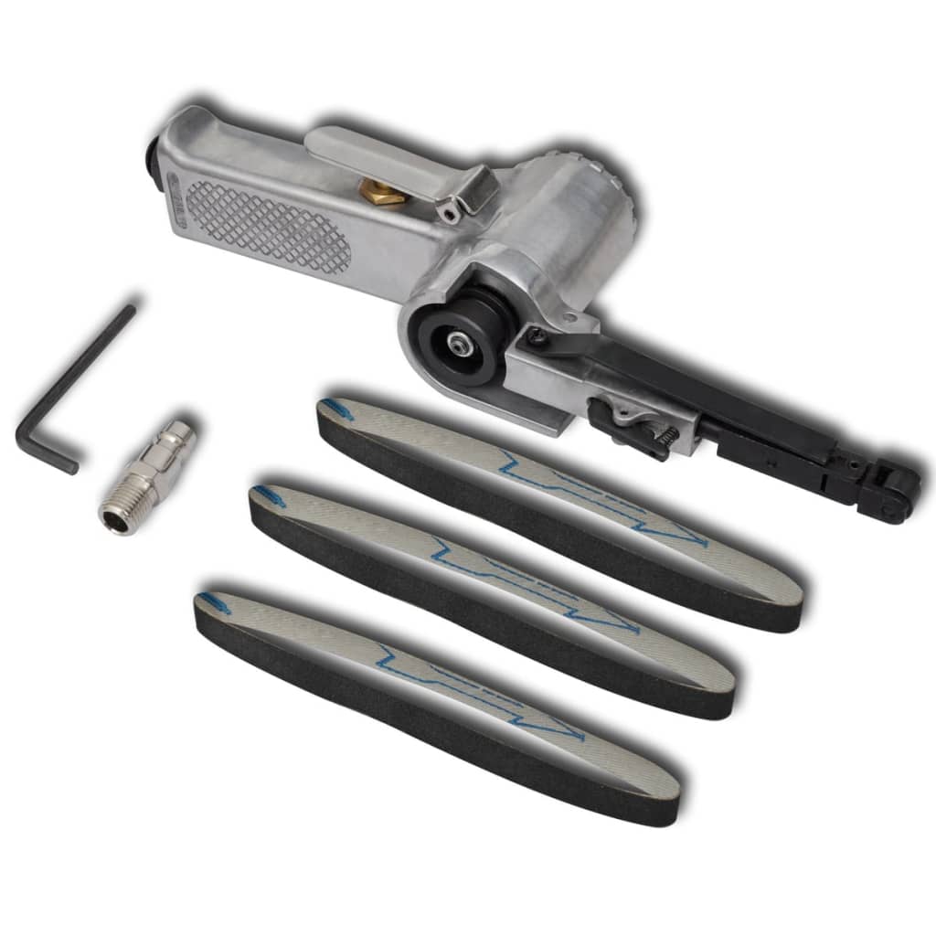 Airpress Pneumatic Belt Sander with 3 Pcs Belts - Casper Homes