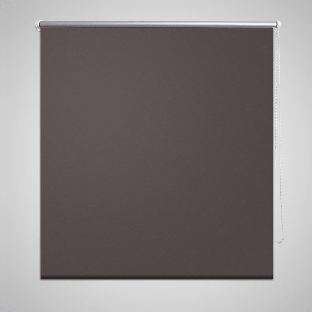 Roller Blind Blackout 40 x 100 cm Coffee - Decor Base