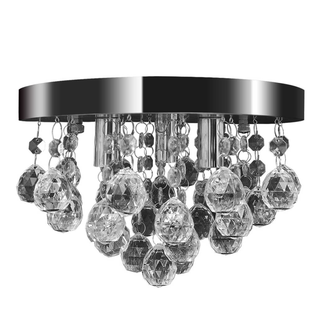 Pendant Ceiling Lamp Crystal Design Chandelier Chrome - Direct Imports