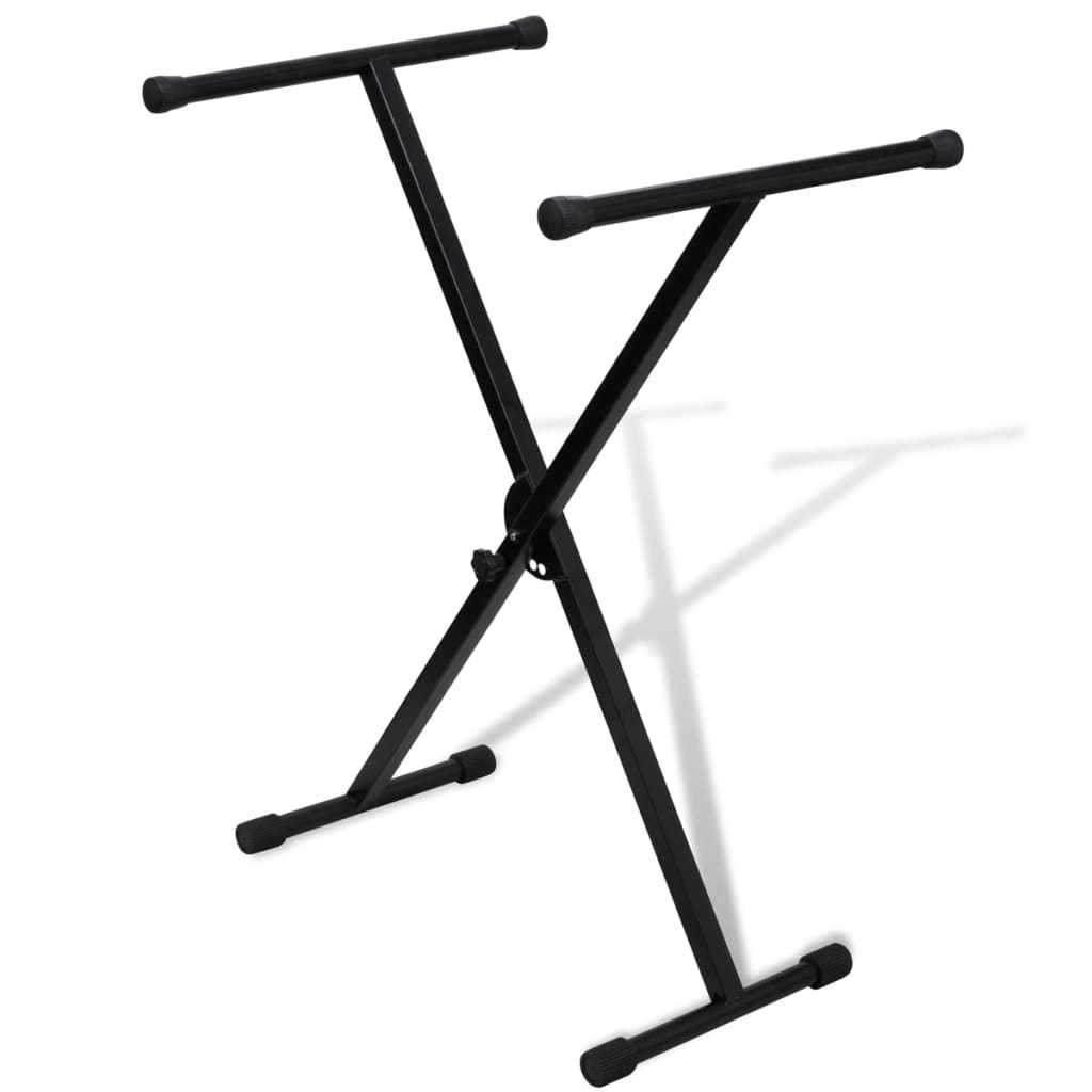 Adjustable Single Braced Keyboard Stand X-Frame - Discount Dealers