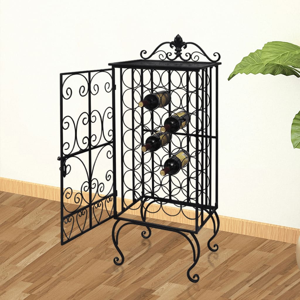 Wine Rack for 28 Bottles Metal - Sid & Sam