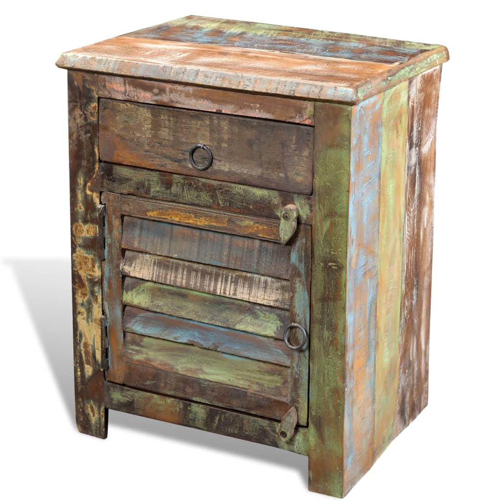 Bedside Table - Lizt Nightstand Multi-Wood 45cm - Casper Homes
