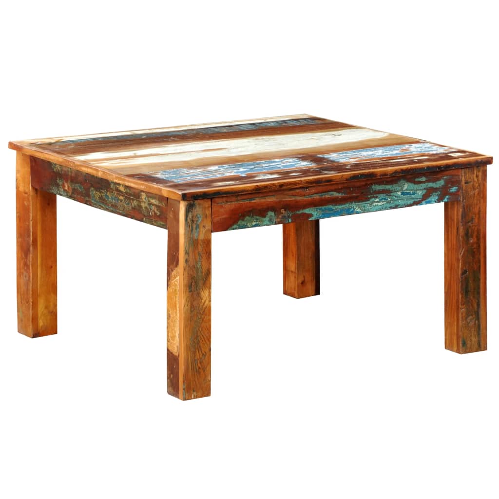 Coffee Table Square Reclaimed Wood - Design Hut