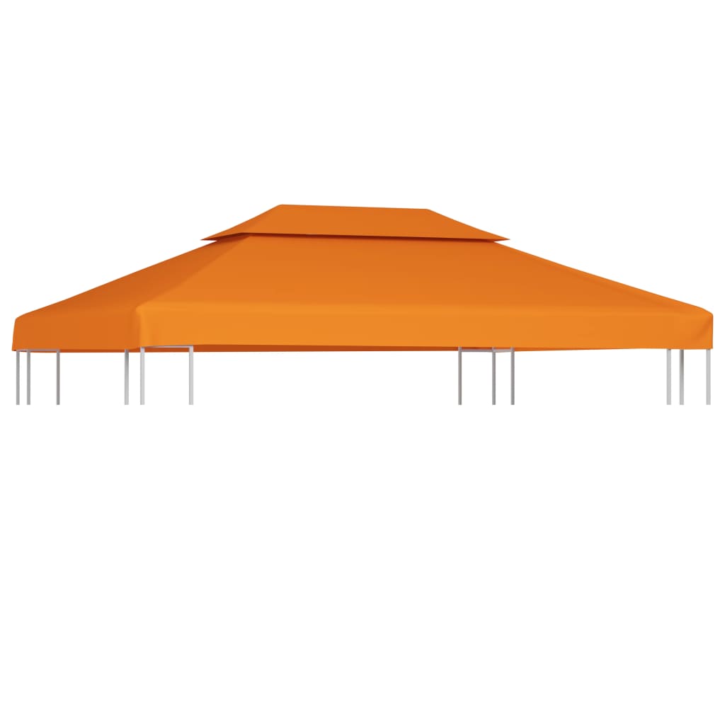 Gazebo Cover Canopy Replacement 310 g / m2 Orange 3 x 4 m - Design Hut