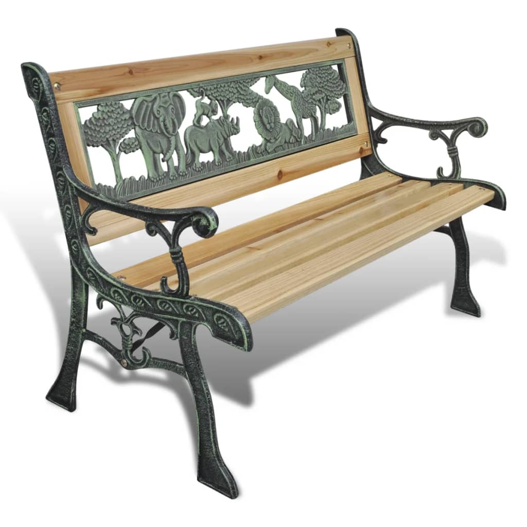 Children Garden Bench 84 cm Wood - Design Hut