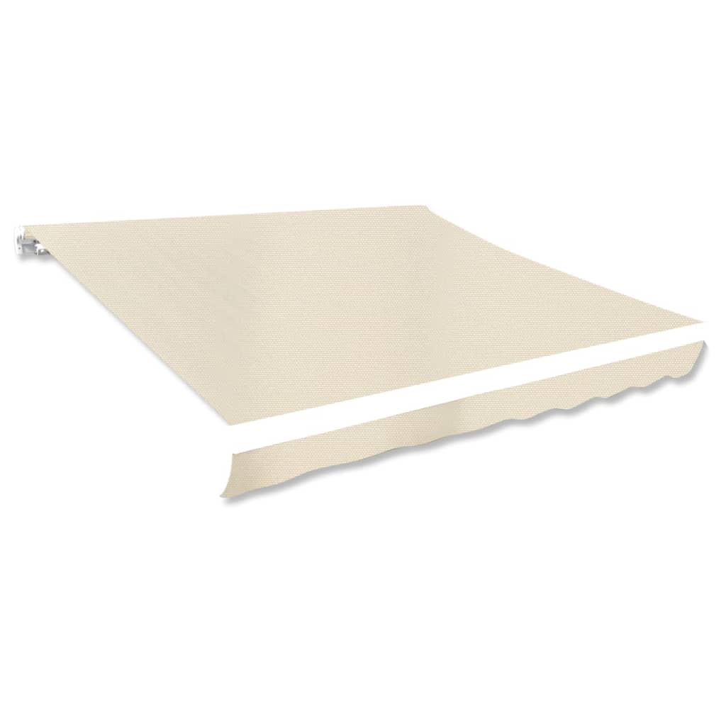 Awning Top Sunshade Canvas Cream 3x2.5m (Frame Not Included) - R and M Furniture
