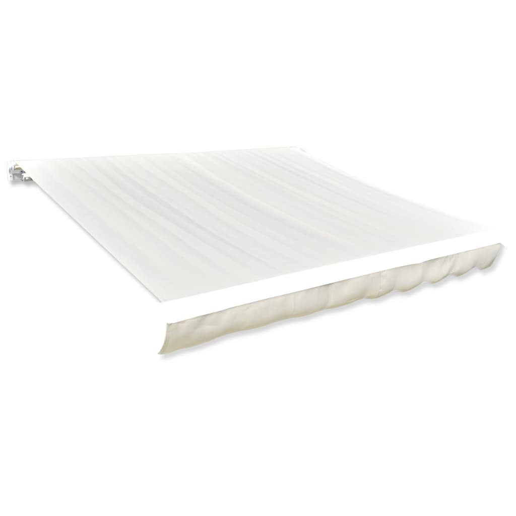 Awning Top Sunshade Canvas Cream 6 x 3 m - Decor Base