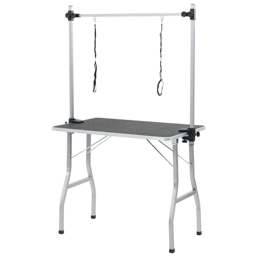 Bath Grooming Table for Dogs Cats Pets Adjustable 2 Loops - Style and Chic