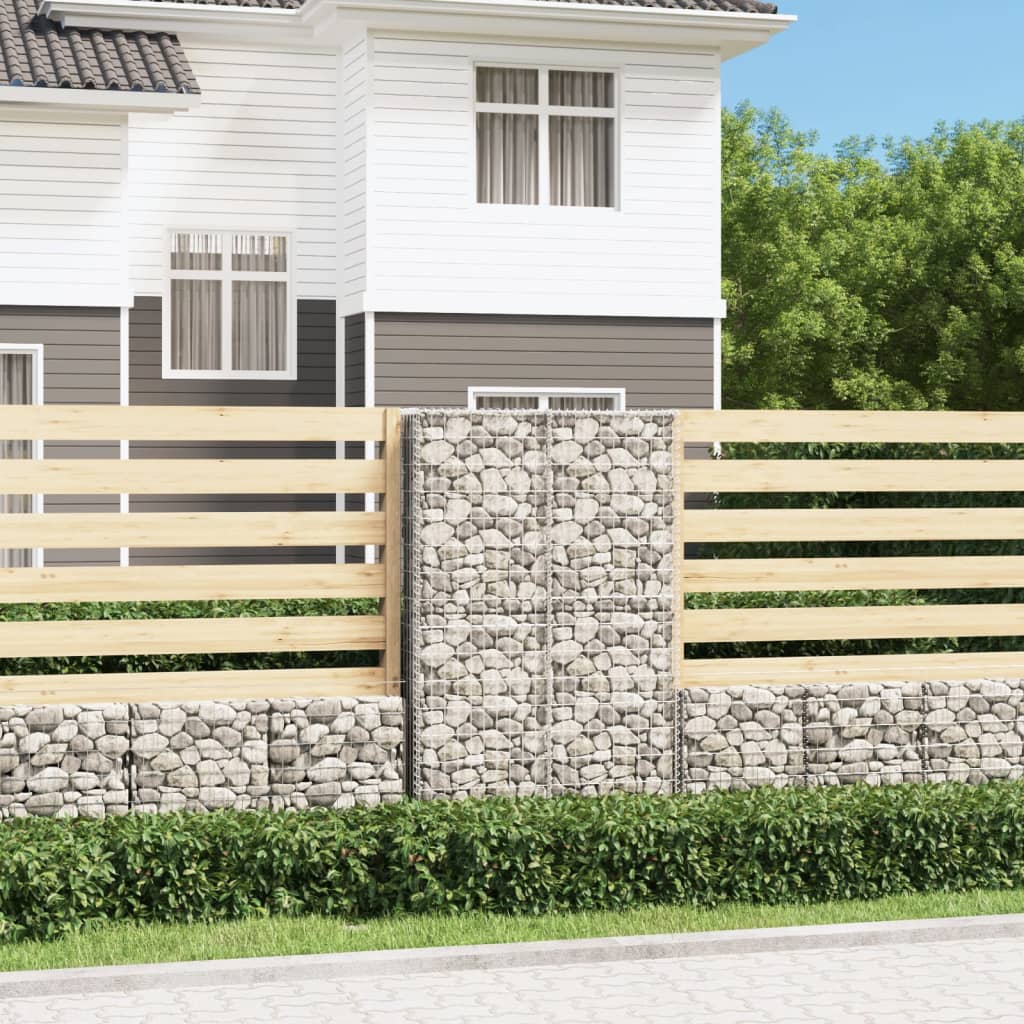 Gabion Basket with Lids Galvanised Wire 150 x 100 x 30 cm - Unbeatable Bargains
