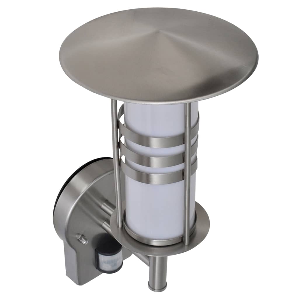 Wall Lamp Stainless Steel Pagoda Shape with Sensor - The Home Maker