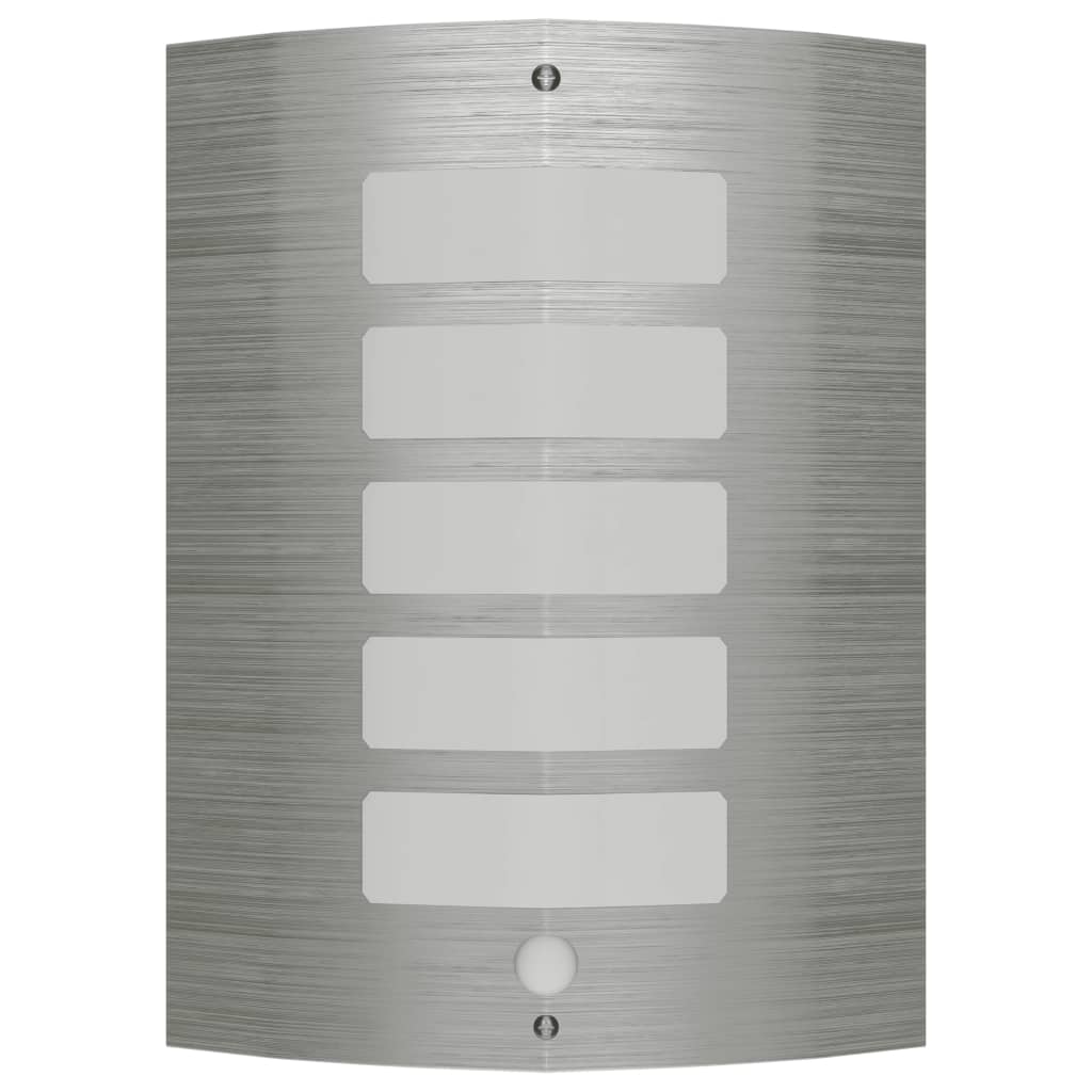 Wall Lamp Stainless Steel with Motion Sensor - Discount Dealers