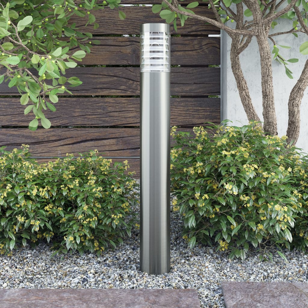 Outdoor Post Lamp Standing Stainless Steel - R and M Furniture