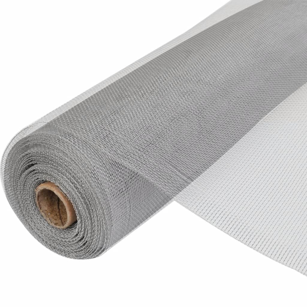 Mesh Screen Aluminium 100x1000 cm Silver - Sid & Sam
