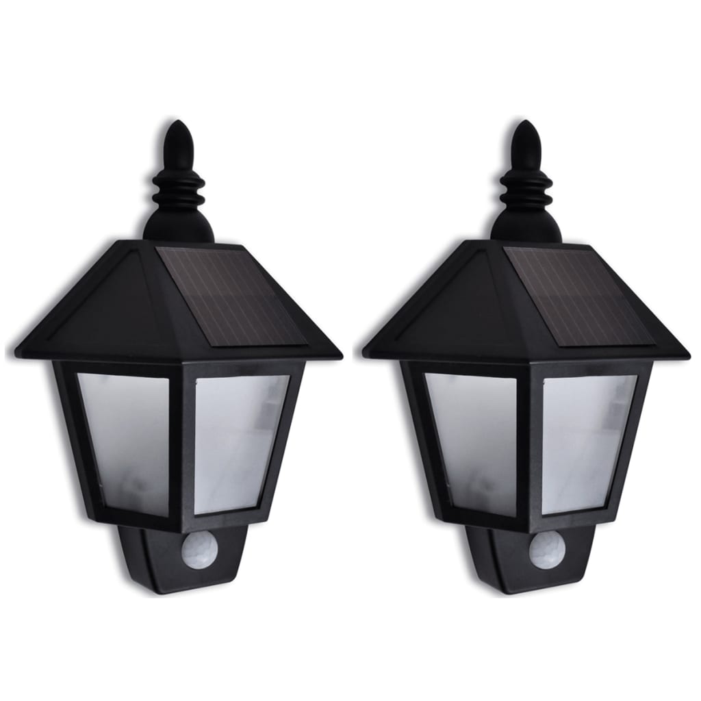 Solar Wall Lamp with Motion Sensor 2 pcs - Direct Imports