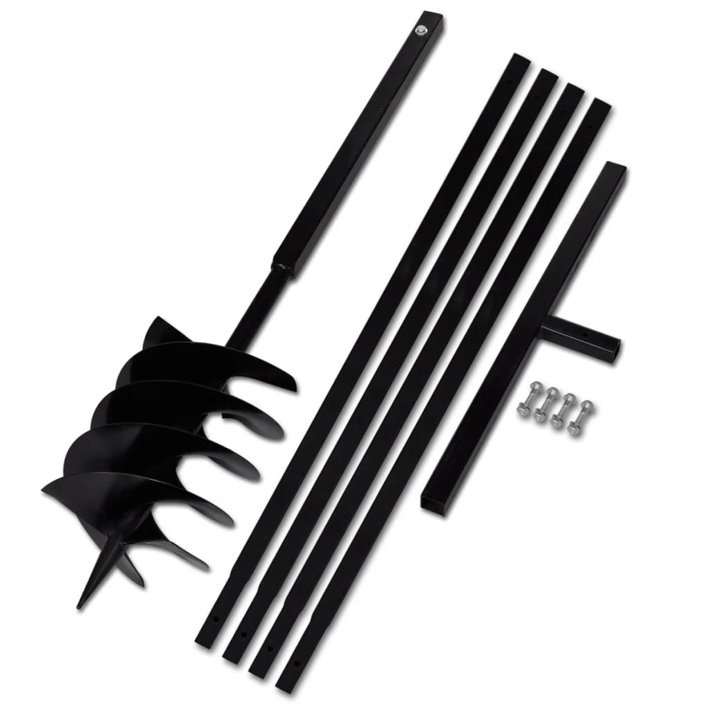 Ground Drill with Handle 200 mm with Extension Tube 5 m Steel - Merkel Designers