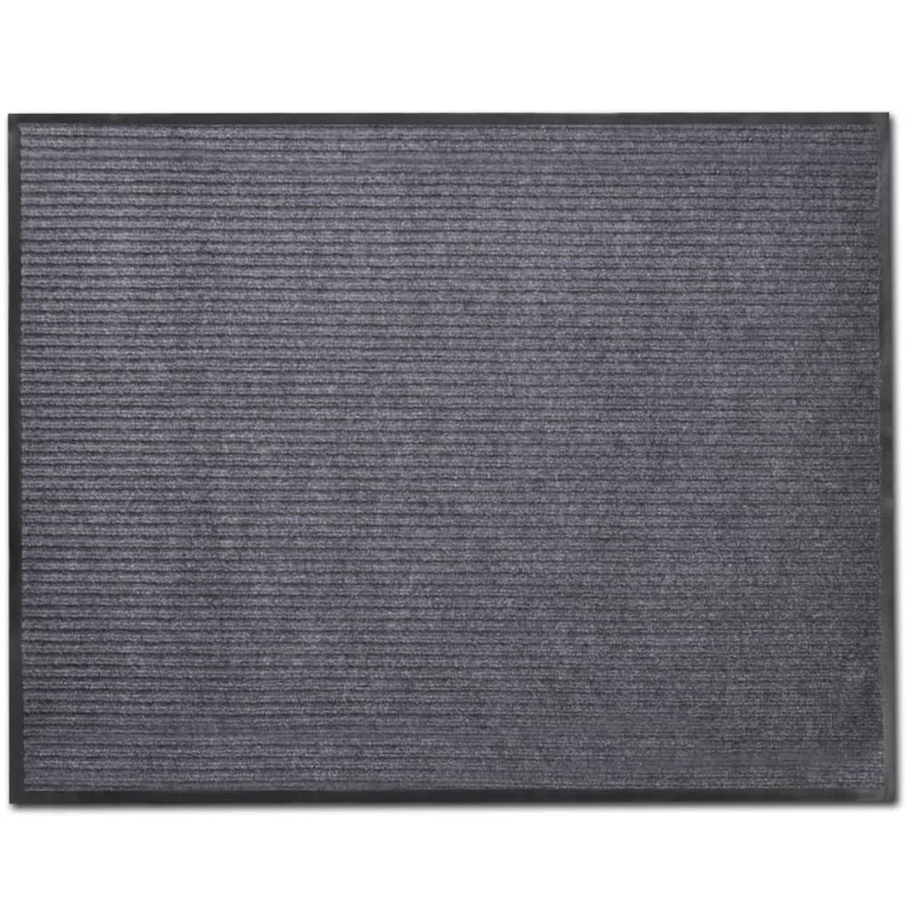 Grey PVC Door Mat 90 x 150 cm - Brittle & Co