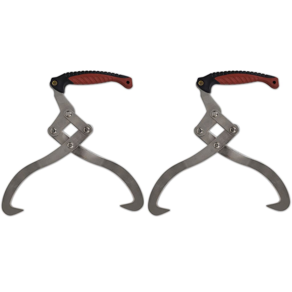 2 pcs Log Tongs with TPR Handle - Casper Homes