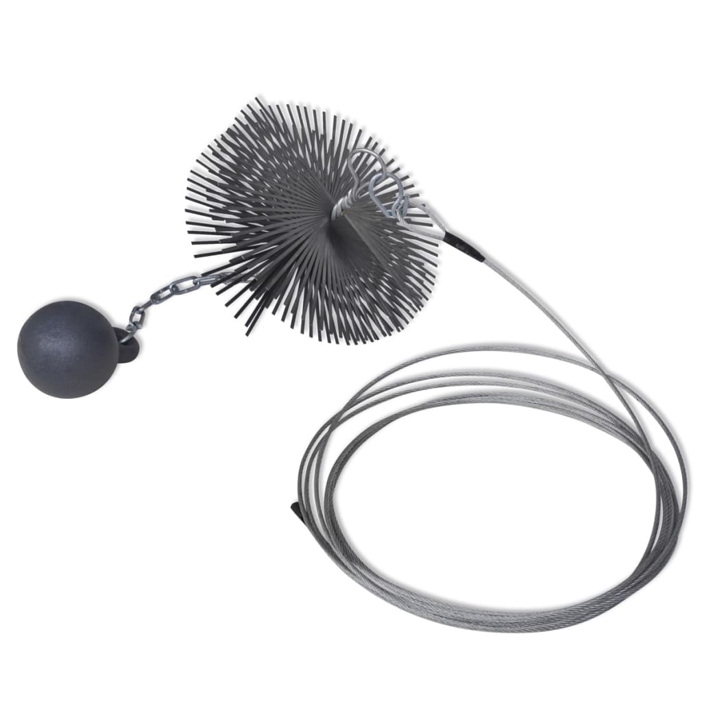 Round Chimney Cleaning Brush Dia. 20cm - Design Hut
