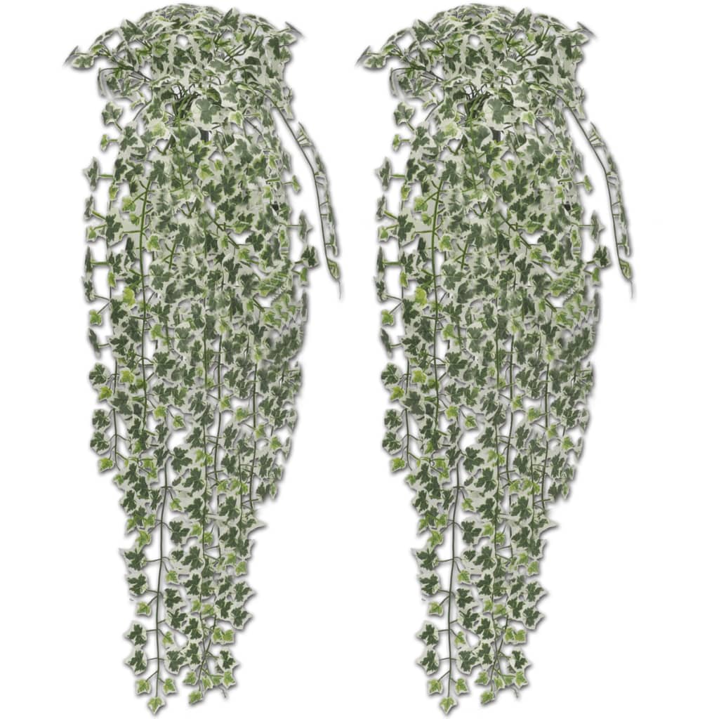 2 pcs Artificial Ivy Bush 90 cm Variegated - Tyrell & Tyrell