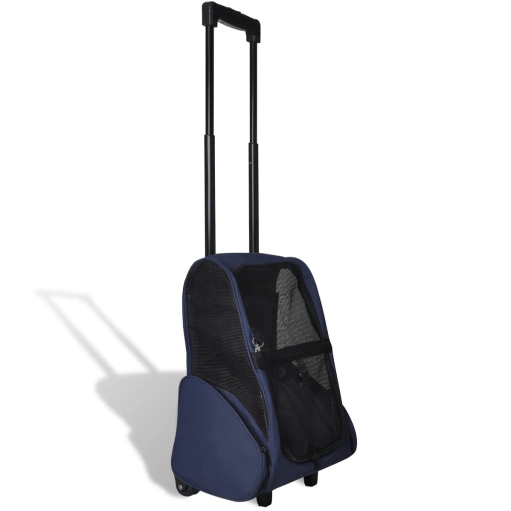 Foldable Multipurpose Pet Trolley Blue - Design Hut