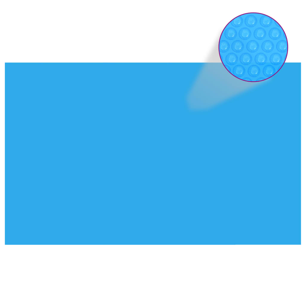 Rectangular Pool Cover 260 x 160 cm PE Blue - Unbeatable Bargains