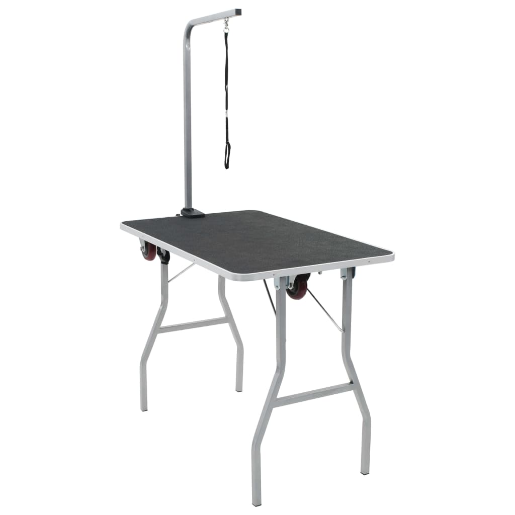 Portable Dog Grooming Table with Castors - R and M Furniture
