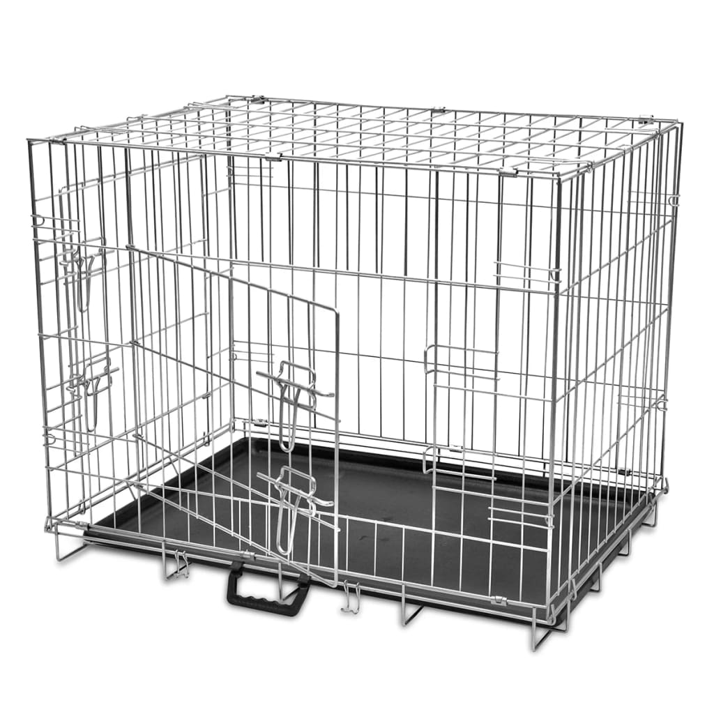 Foldable Metal Dog Bench L - Discount Dealers
