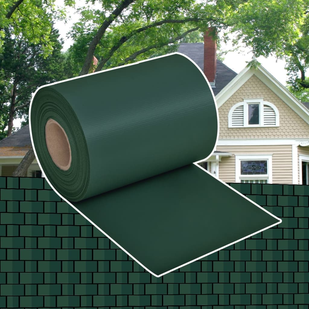 Garden Privacy Screen PVC 70x0.19 m Green - R and M Furniture
