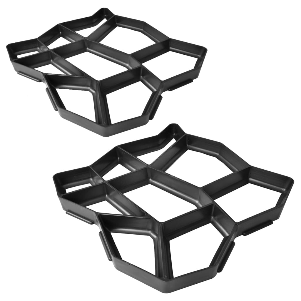Pavement Mold for the Garden 42x42x4cm Set of - Unbeatable Bargains