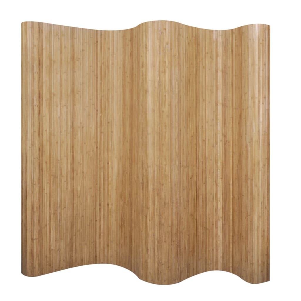 Room Divider Bamboo Natural 250x165 cm - Unbeatable Bargains