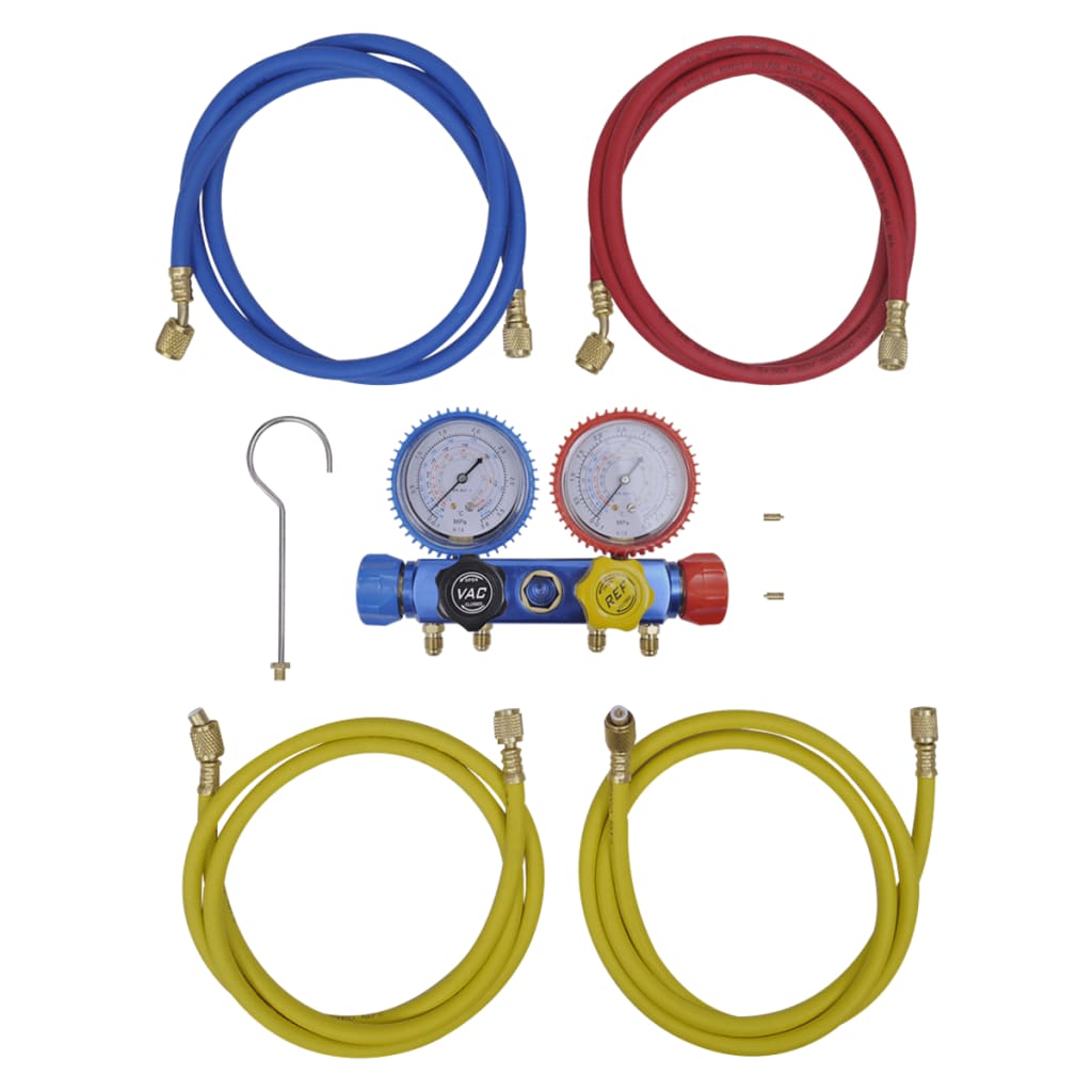 4-way Manifold Gauge Set for Air Conditioning - Tyrell & Tyrell