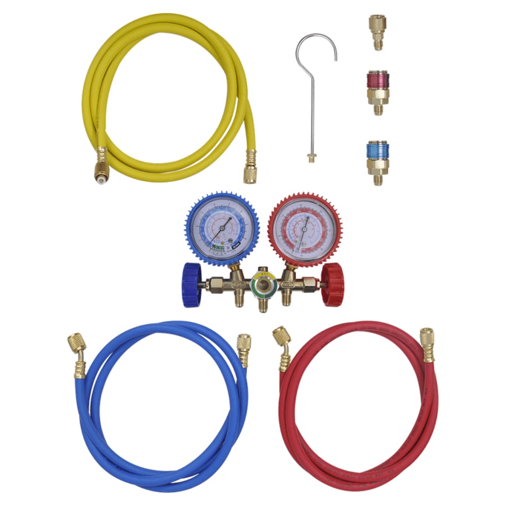 2-way Manifold Gauge Set for Air Conditioning - Sid & Sam