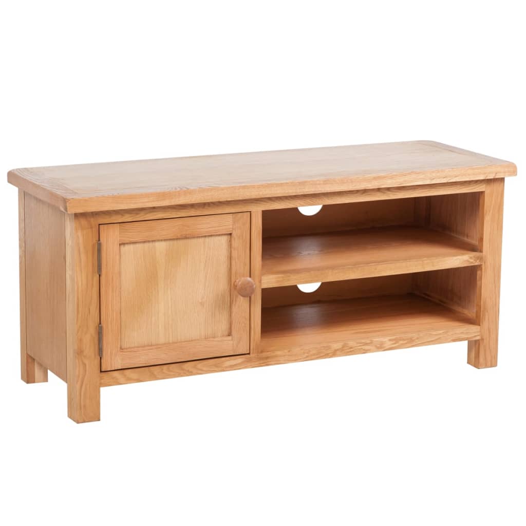 TV Cabinet 103x36x46 cm Solid Oak Wood - Millennium Furniture