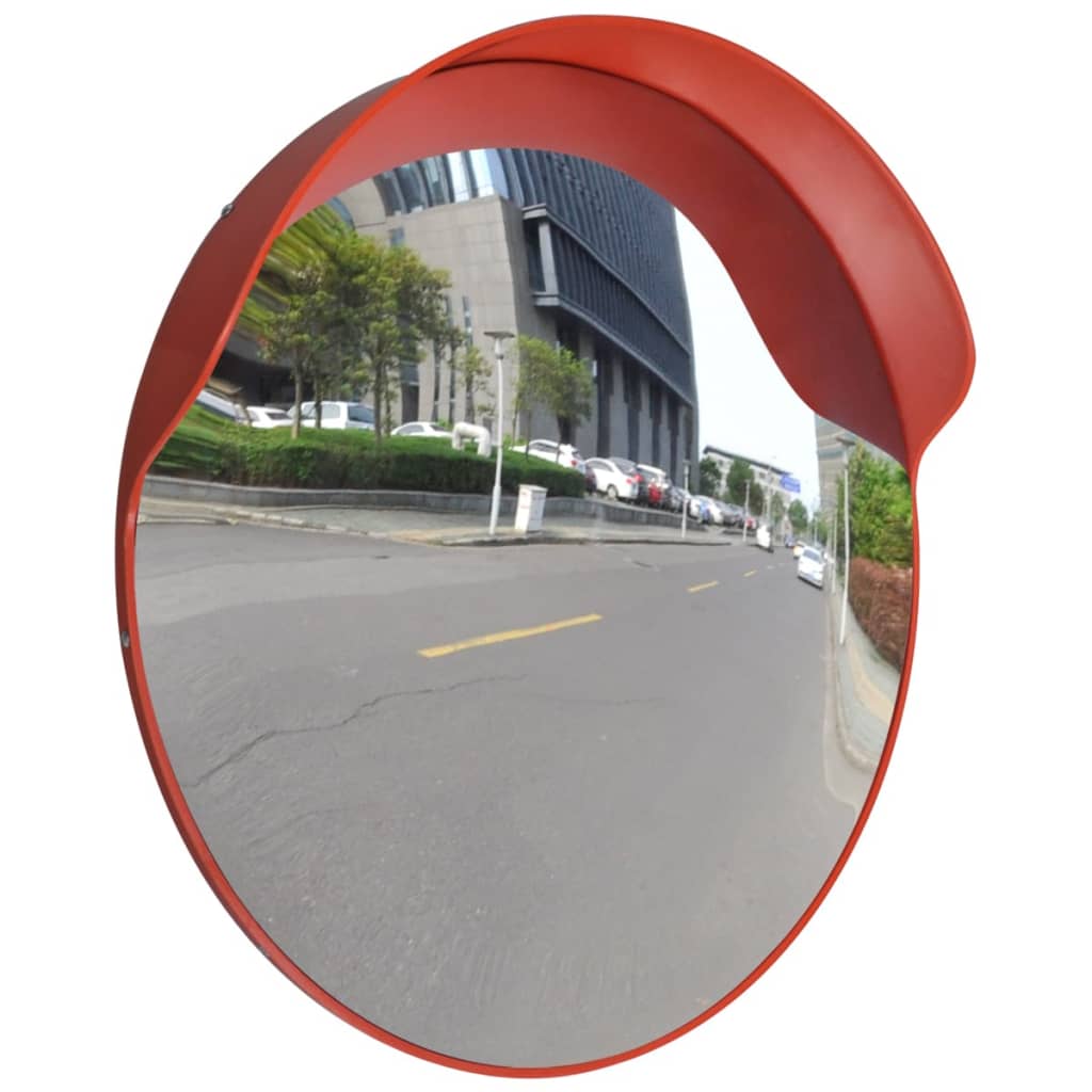Convex Traffic Mirror PC Plastic Orange 60 cm Outdoor - Unbeatable Bargains