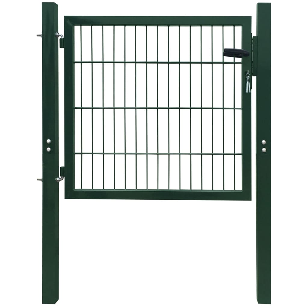 2D Fence Gate (Single) Green 106 x 130 cm - Tyrell & Tyrell