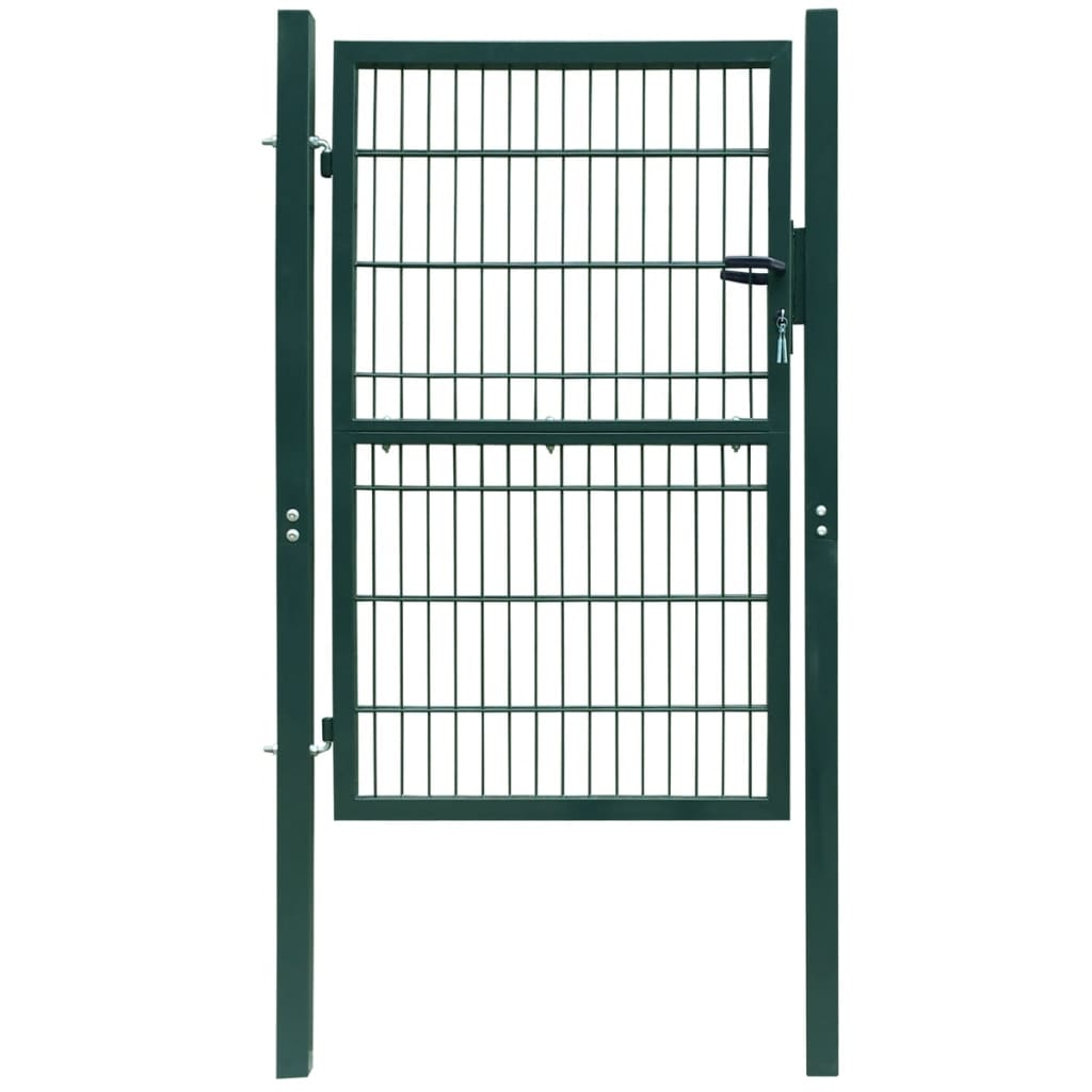 2D Fence Gate (Single) Green 106 x 230 cm - Sid & Sam