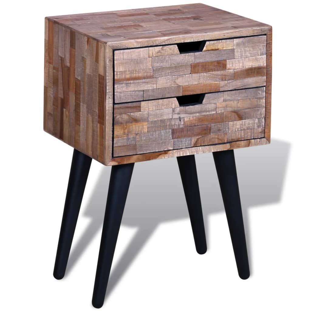 Bedside Table - Henriet Nightstand Varies 42cm - Unbeatable Bargains