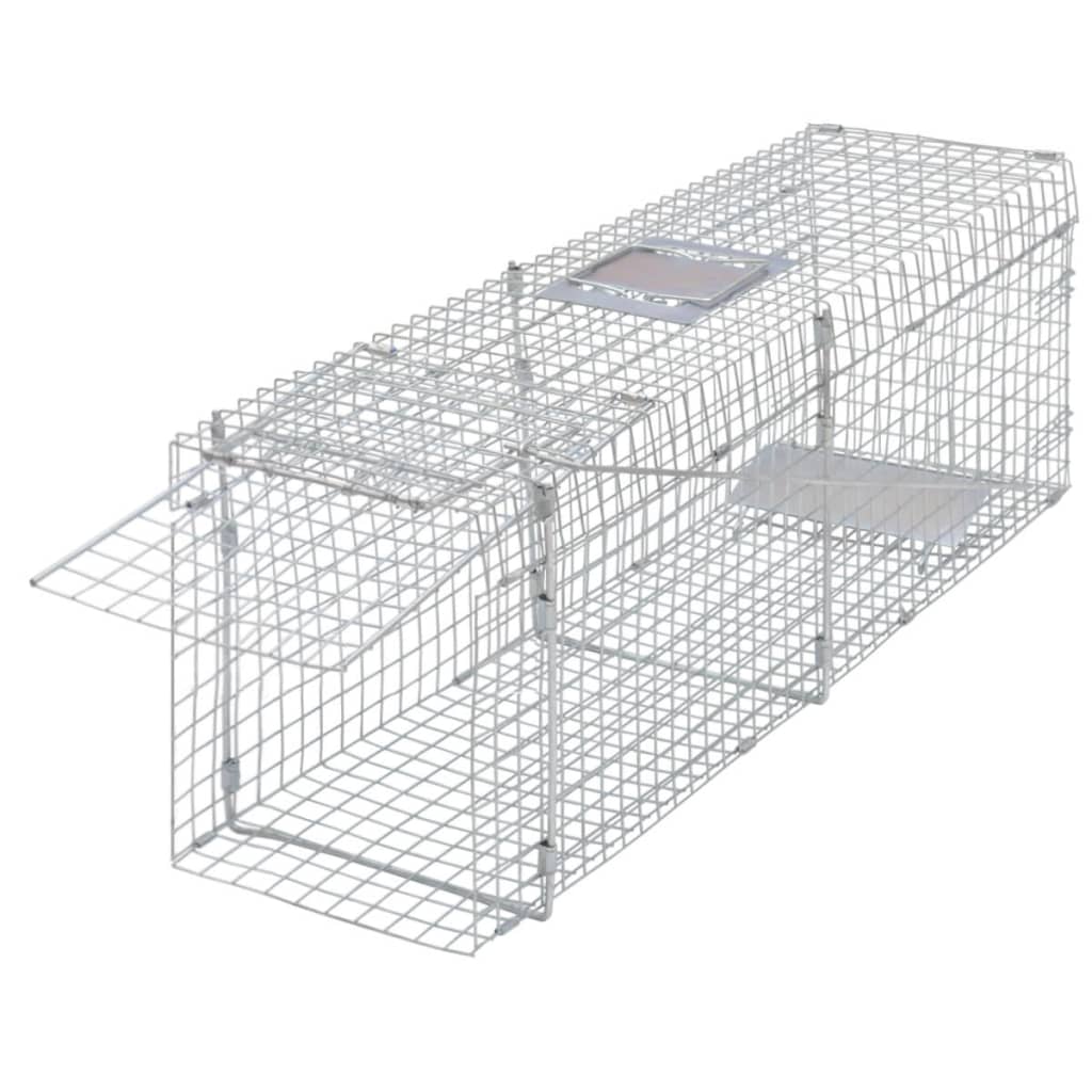 Galvanised Live Trap 100 cm - Decor Base