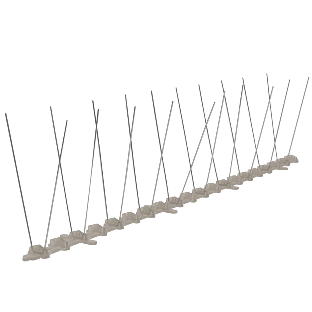 2-row Plastic Bird & Pigeon Spikes Set of 6 3 m - R and M Furniture
