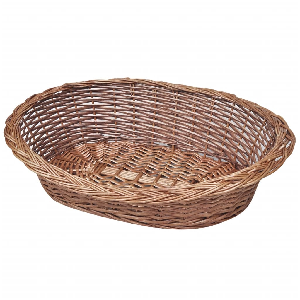 Willow Dog Basket/Pet Bed Natural 70 cm - Tyrell & Tyrell