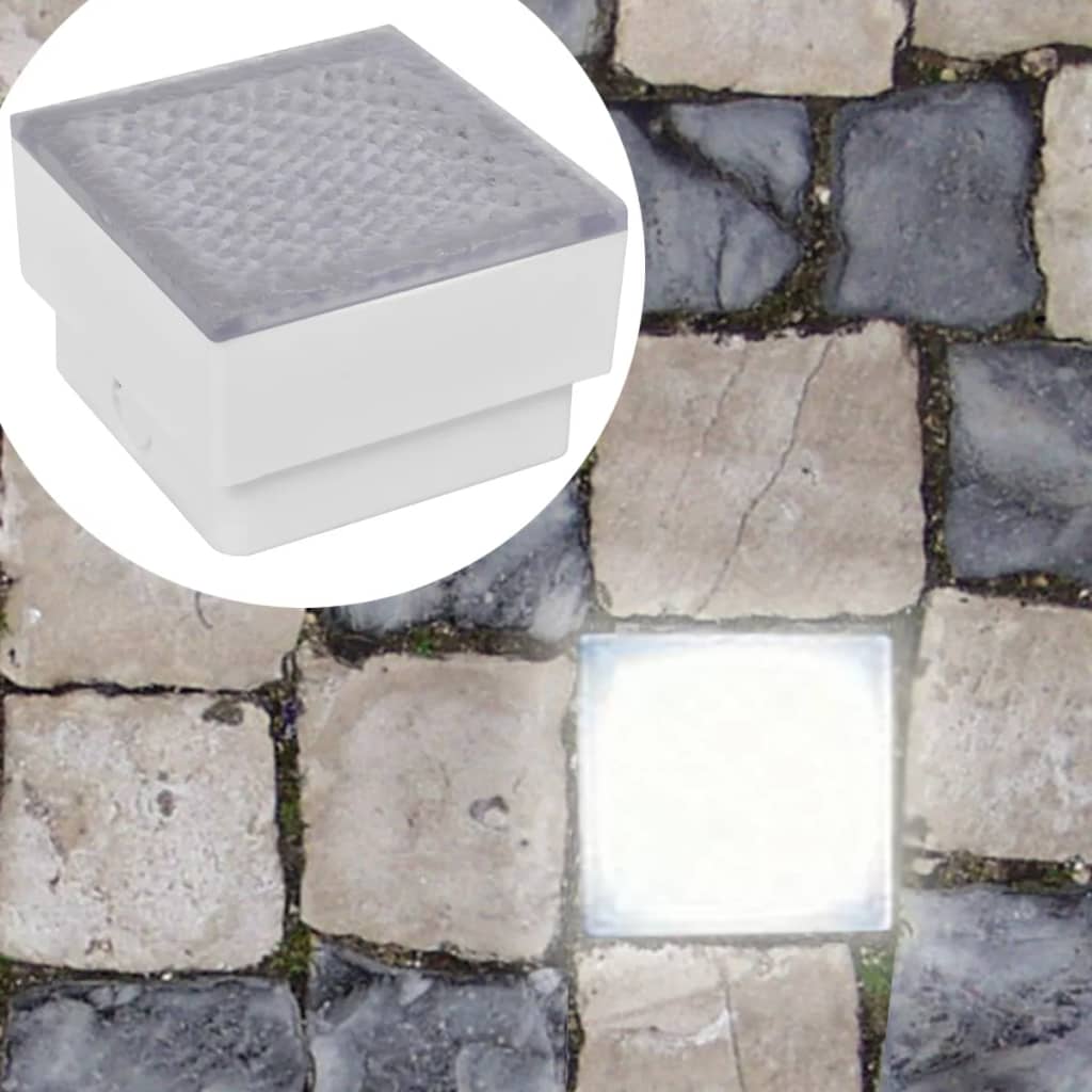 2 LED Inground Light 100 x 100 x 68 mm - Discount Dealers
