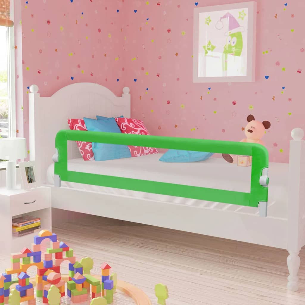 Toddler Safety Bed Rail 150 x 42 cm Green - Merlin Deals