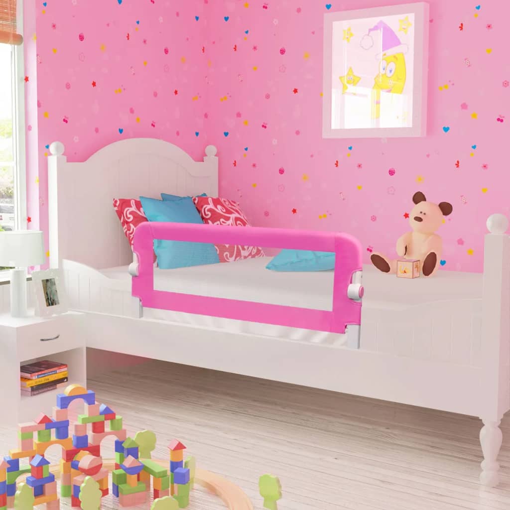 Toddler Safety Bed Rail 102 x 42 cm Pink - Brittle & Co