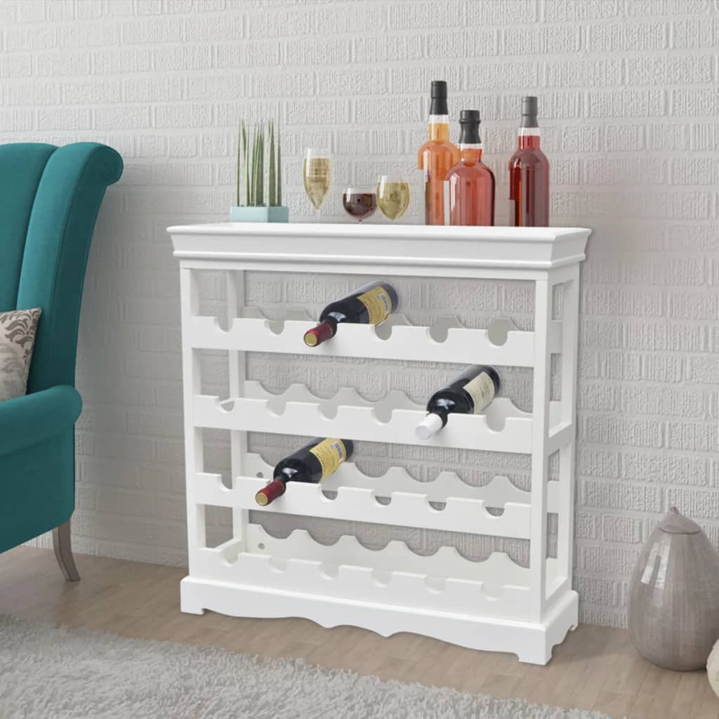 Wine Cabinet Abreu White - Discount Dealers
